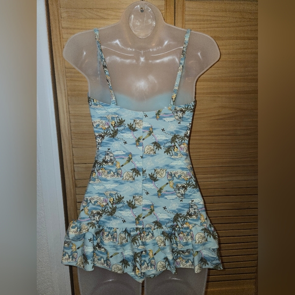 Peter Pan Print One Piece Bathing Suit - Picture 2 of 2
